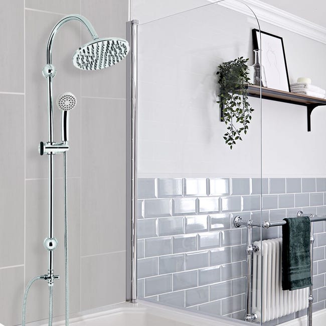 Système de douche séparable noir robinet de douche 2 fonctions douchette  douche de tête en acier inoxydable douche pour salle de bain/baignoire