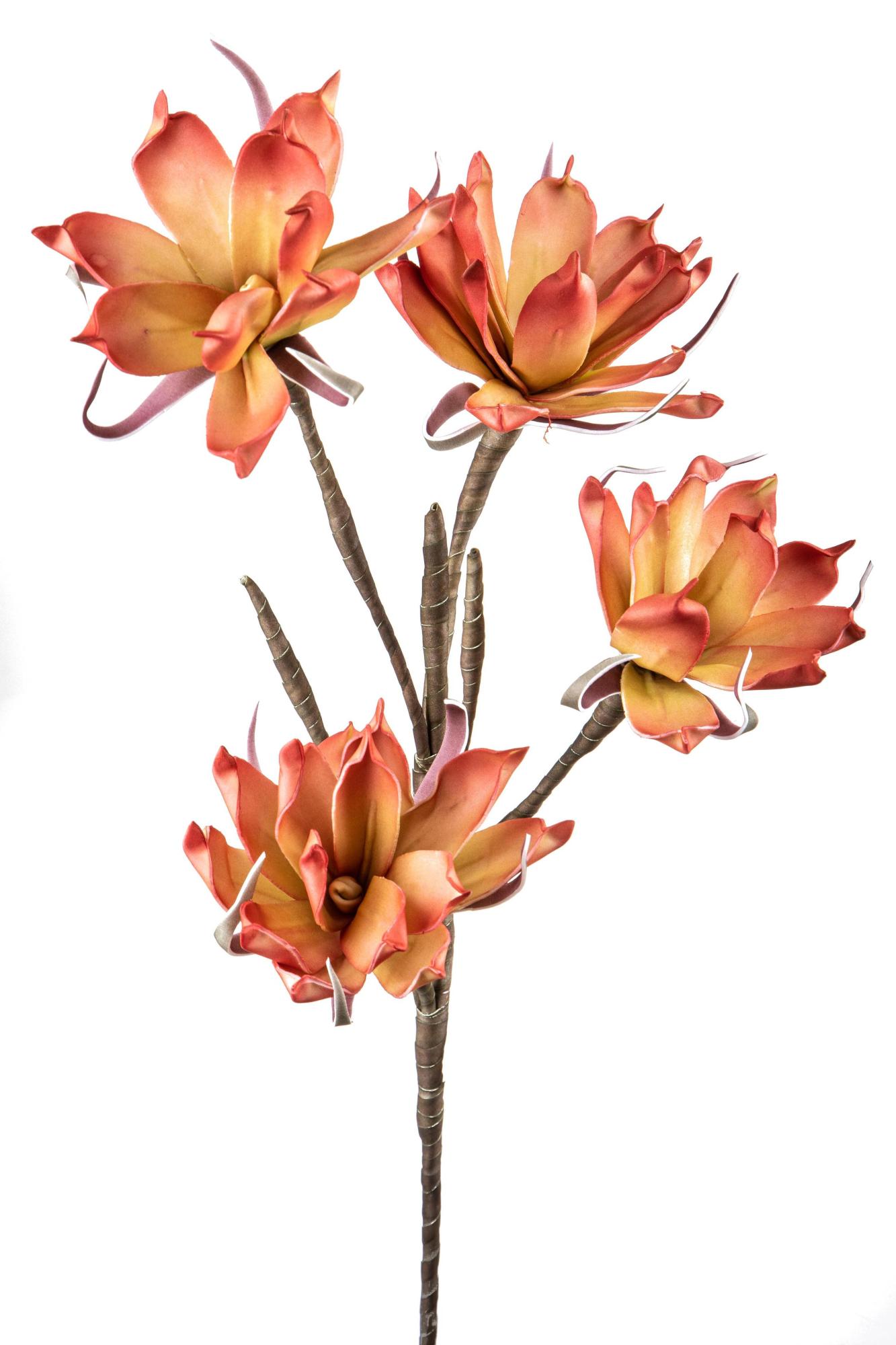 Composizione di Fiori Artificiali con Rose e Tulipani alta - Arte Fiore