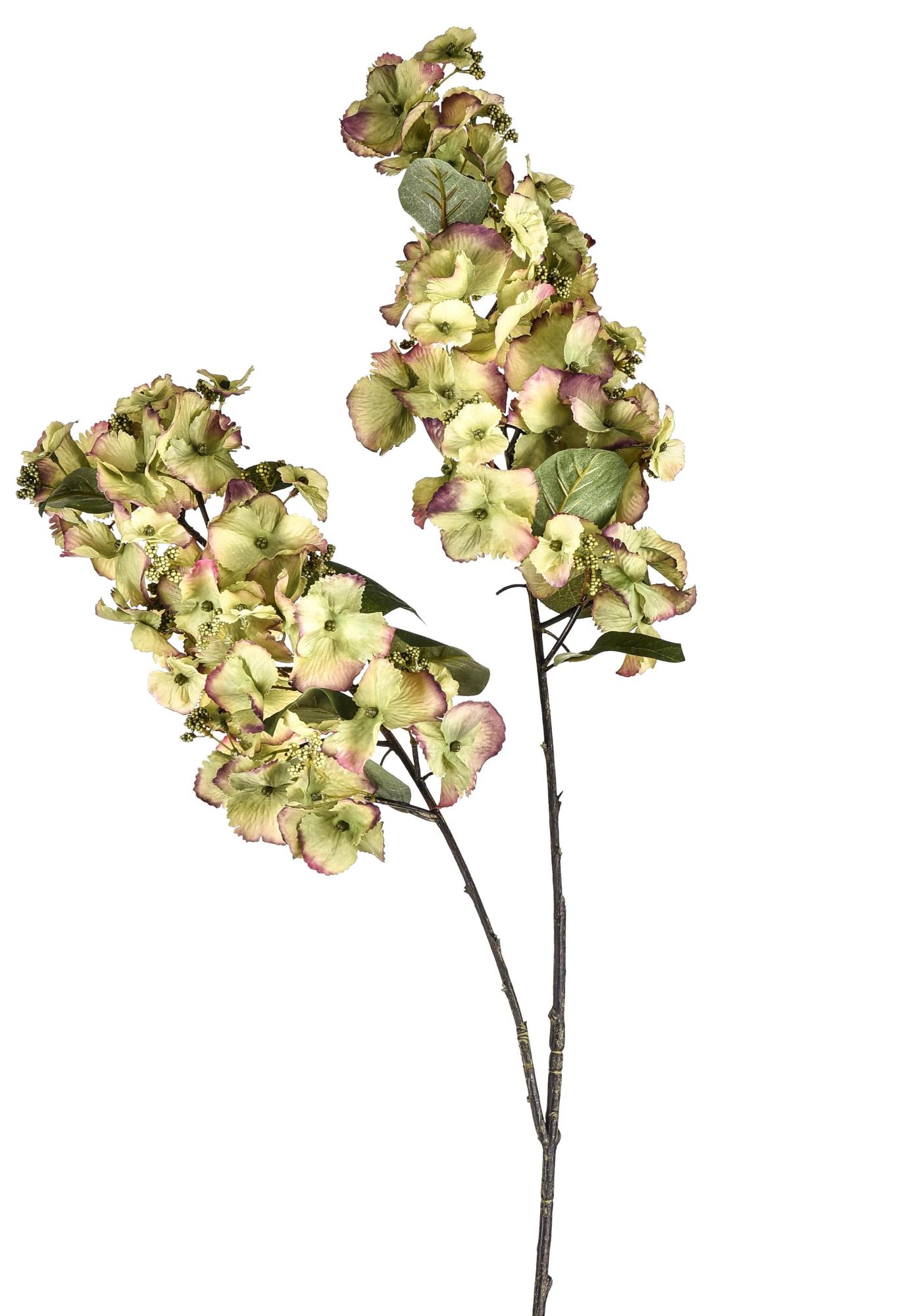 Oairse Ortensia Artificiale Blu 94 Cm - Ramo Con 5 Fiori In Seta - Finto Fiore Per Centrotavola E Decorazione Casa Matrimonio - 3