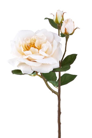 Set 6 Rose Artificiali Aperta Altezza 65 cm Rosa