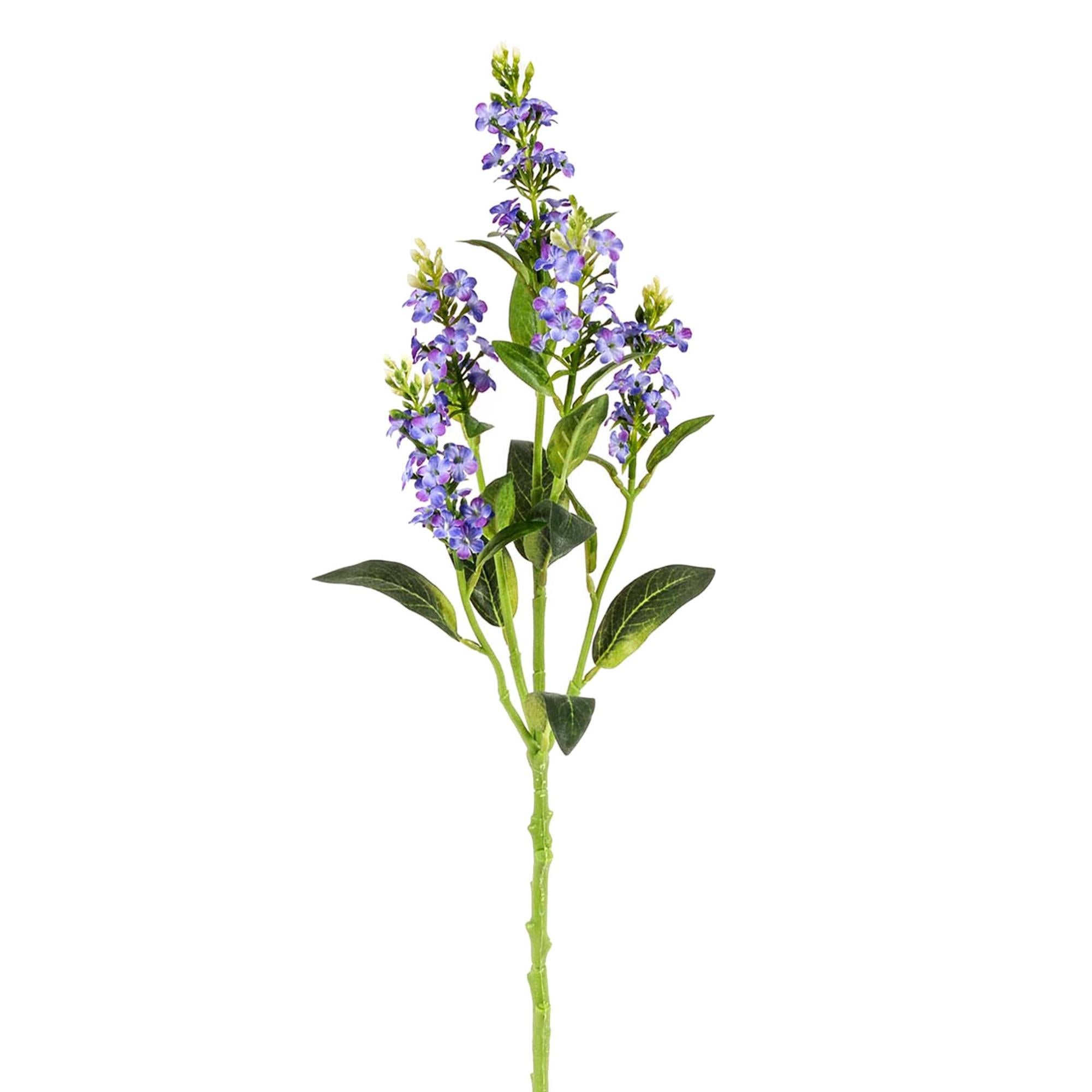 NAWEN Ramo Artificiale Fiordaliso Blu 65 Cm | Fiore Finto Con Stelo, Decorazione Floreale - 3