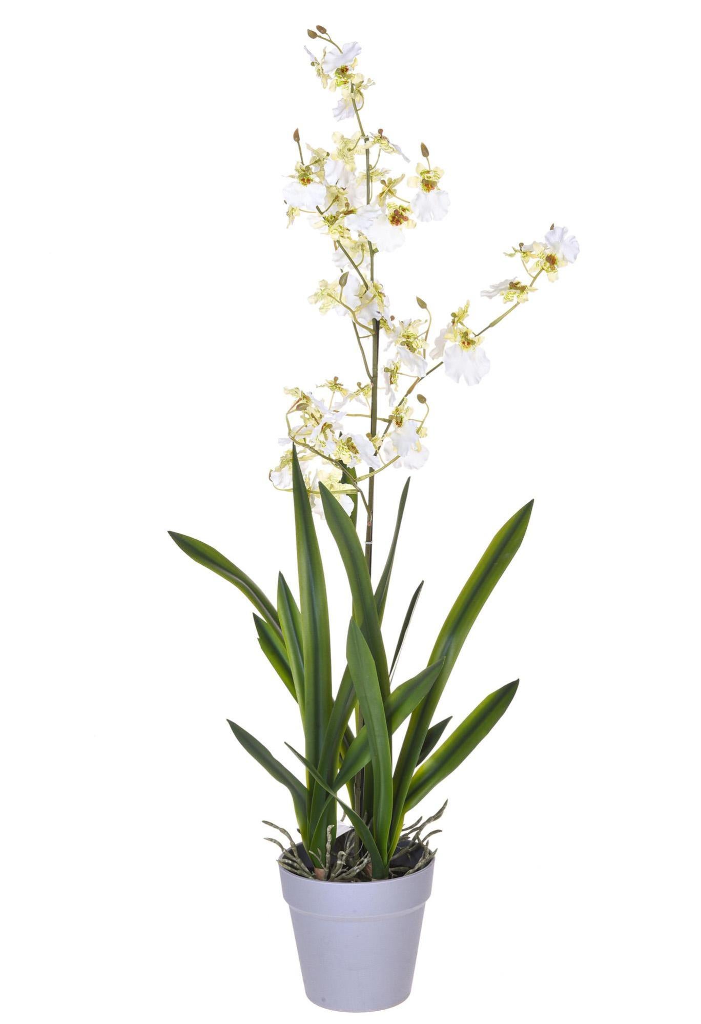 60cm orchidea artificiale Phalaenopsis orchidea pianta in vaso fiore finto per n