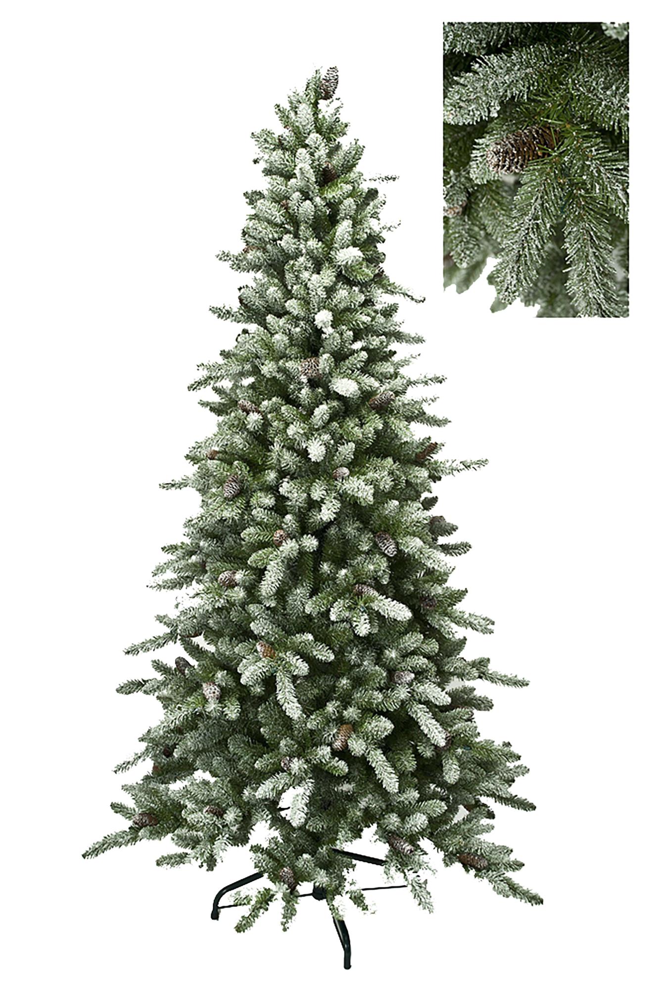 ALBERO DI NATALE ARTIFICIALE ABETE CAUCASICO 120cm PREMIUM