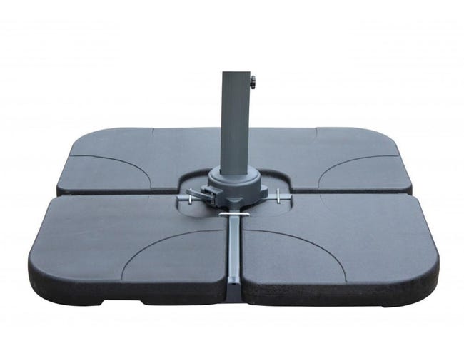 Base per ombrellone CEGGIA Nero Quadrata 25 kg Base per ombrellone CEGGIA Nero Quadrata 25 kg