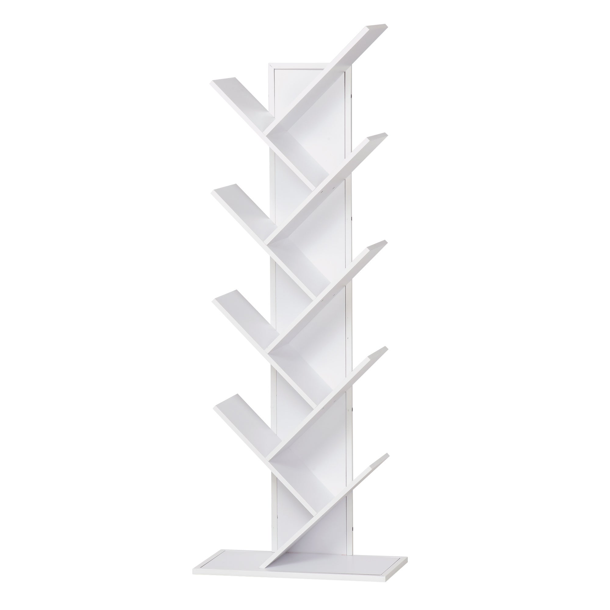 Libreria ad Albero 96x30x150 cm 13 Ripiani Bianco – acquista su