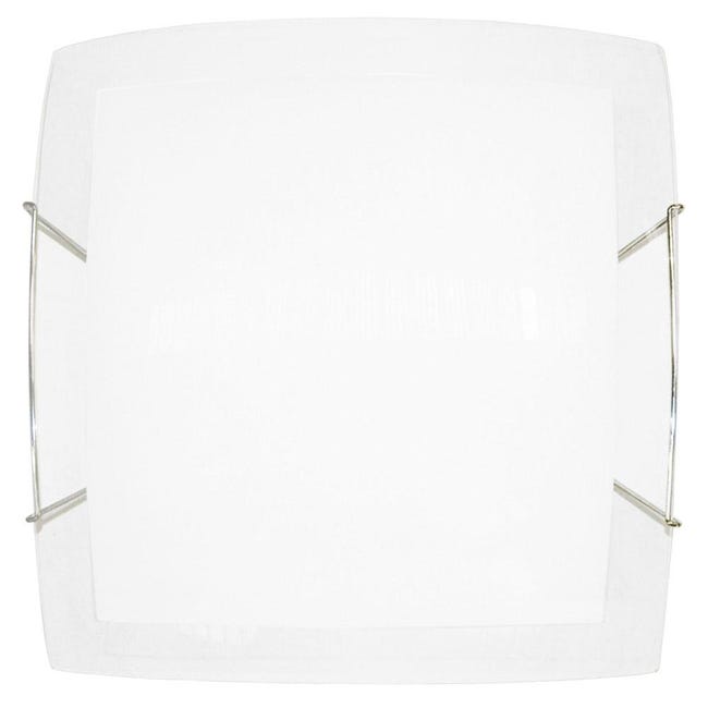 Sospensione 2xE27 Montatura Bianco Vetro Lastra Bianco E-Energy Anastasia Sospensione 2xE27 Montatura Bianco Vetro Lastra Bianco E-Energy Anastasia