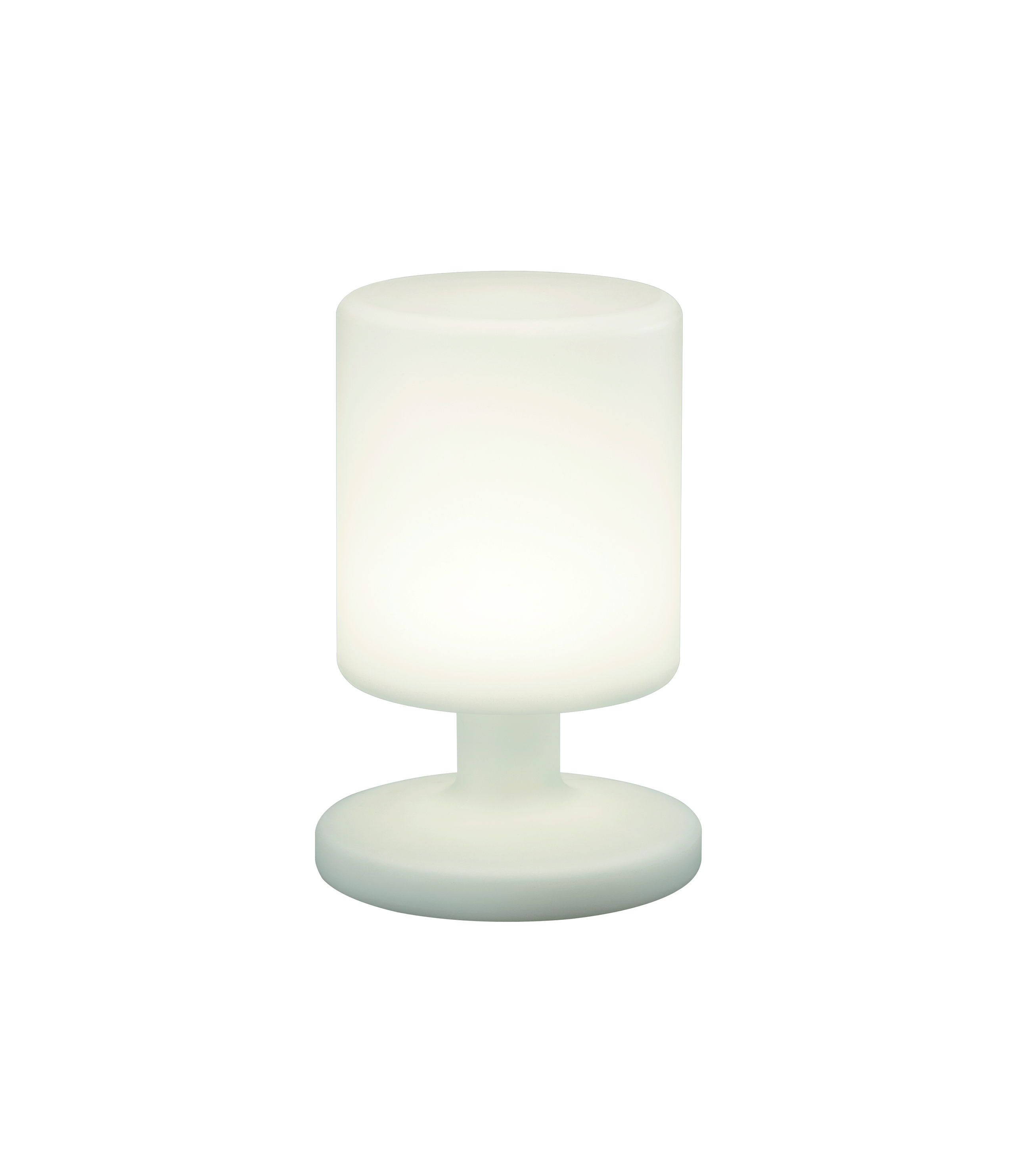 Lampada tavolo da Esterno a LED in Plastica Bianco