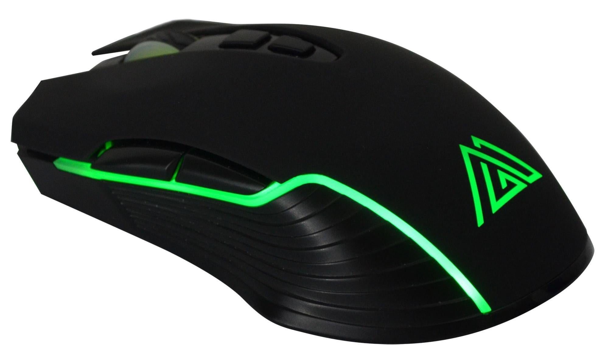 MC 2.1, Mouse Da Gioco Con Filo Per Destrimani, Sensore Pixart 5000 Dpi Tasti Programmabili Illuminazione Rgb Memoria Integrata Nero
