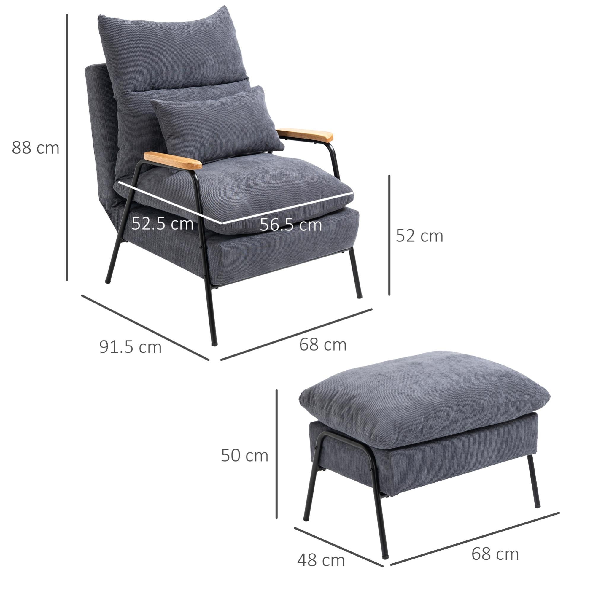 Lounge Pug Poltrona Sacco Teardrop Con Poggiapiedi – Velluto A Coste Nero – Per Gaming E Relax – Reclinabile