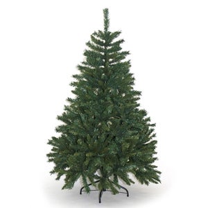 Albero di Natale Artificiale 210 cm 818 Rami Argento