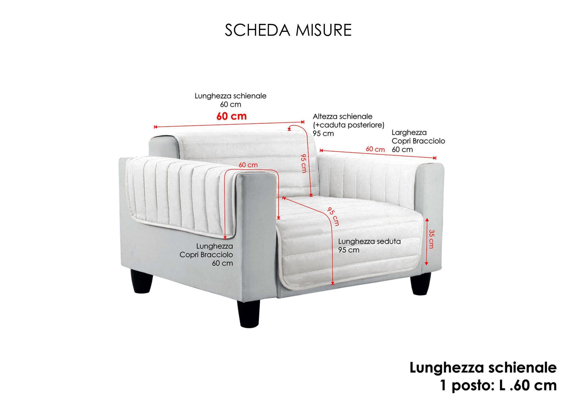 Copridivano Impermeabile 4 Posti Poligino - Morbido, Elastico, Anti-Macchia, Lilla - Foto 8