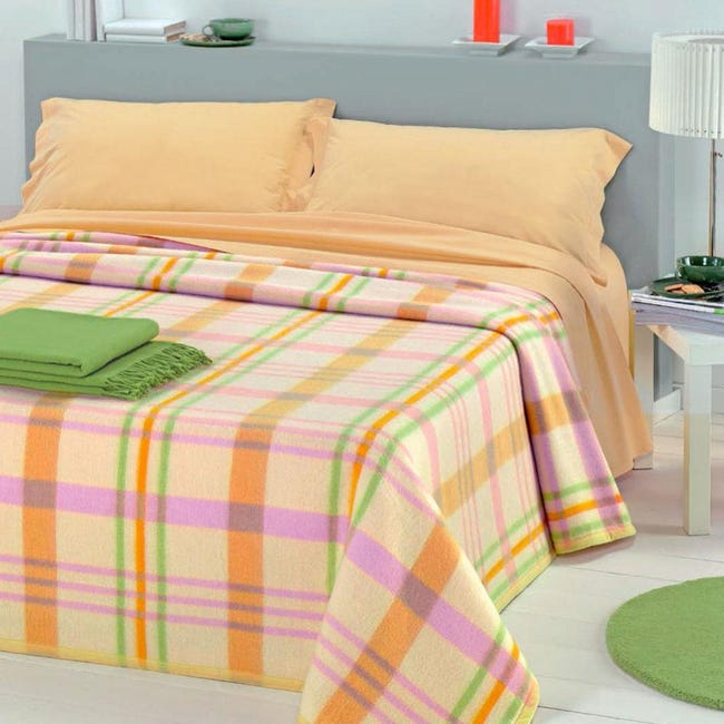 Coperta in misto Lana Reims Grigio | Zenoni & Colombi Coperta in misto Lana Reims Grigio | Zenoni & Colombi