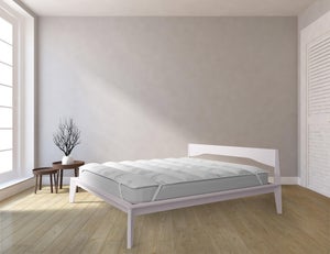 Evo - Modello 1 piazza e 1/2 - Kit Alza Rete Sollevamento per Letto  Contenitore - Kit Completo: Trapezi, Pistoni, Ferma Materasso, Ferramenta