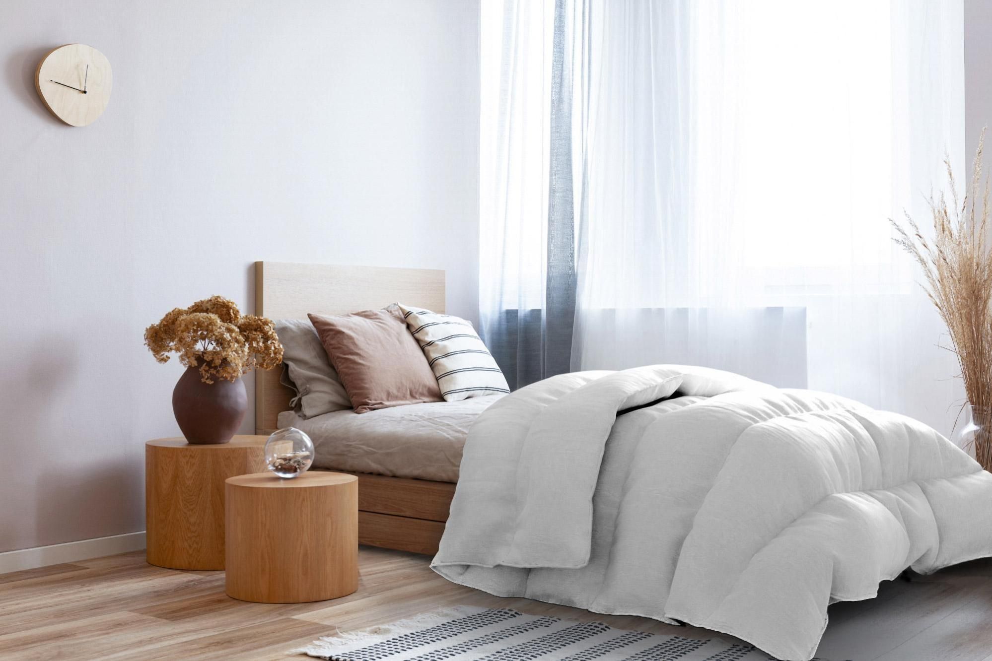 Piumino Interno 1 Piazza e Mezzo 300gr Trapuntato Bianco Leroy Merlin