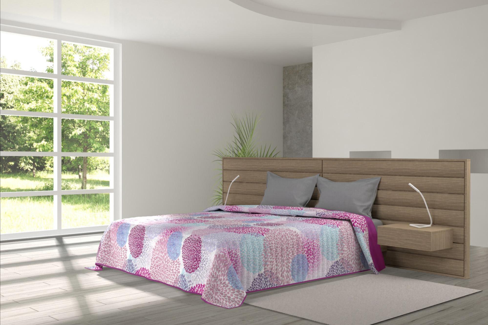 Chezmoi Collection, Quinn, Set di 3 pezzi di trapunta patchwork a righe e fiori di ibisco, in cotone prelavato, copriletto leggero e reversibile, per letto super queen size, grigio tortora/bianco