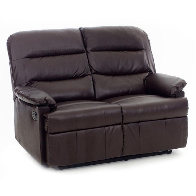 Divano Letto | Divano Convertibile | Sofà Letto a 2 Posti Marrone in Similpelle CFW41971 | Leroy Divano Letto | Divano Convertibile | Sofà Letto a 2 Posti Marrone in Similpelle CFW41971 | Leroy