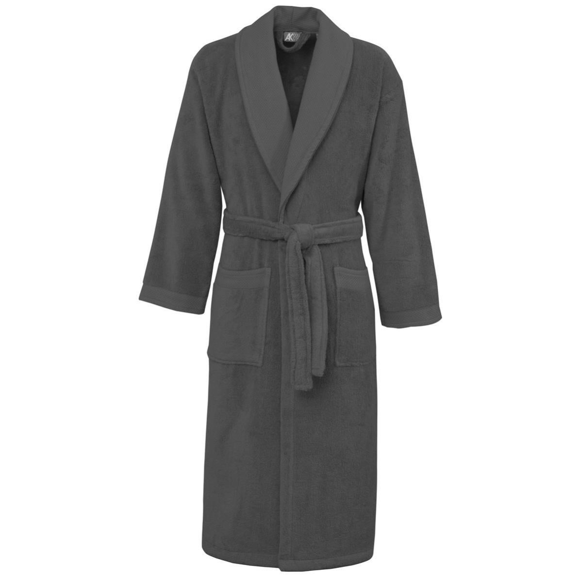 Peignoir Polaire Douillet Npluseins - Col Châle, Unisexe, Mi-mollet, Pour Sauna Et Maison