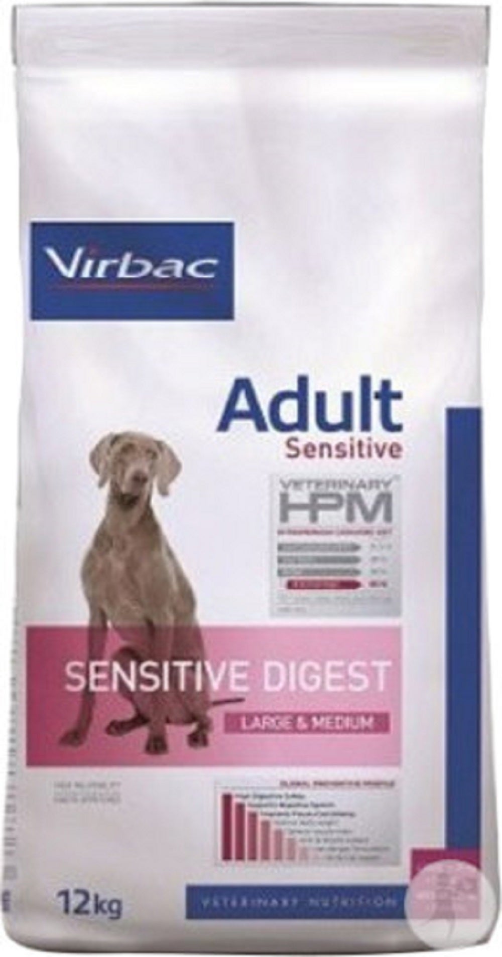 Virbac Veterinary Croquette HPM pour Chien Adult Sensitive Large et Medium 12kg Leroy Merlin