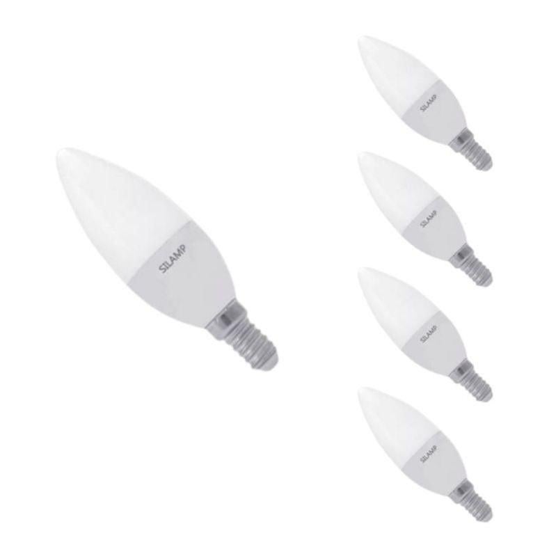 Ampoule E14 LED 8W 220V C37 180° Unité / Blanc Froid 6000K 8000K
