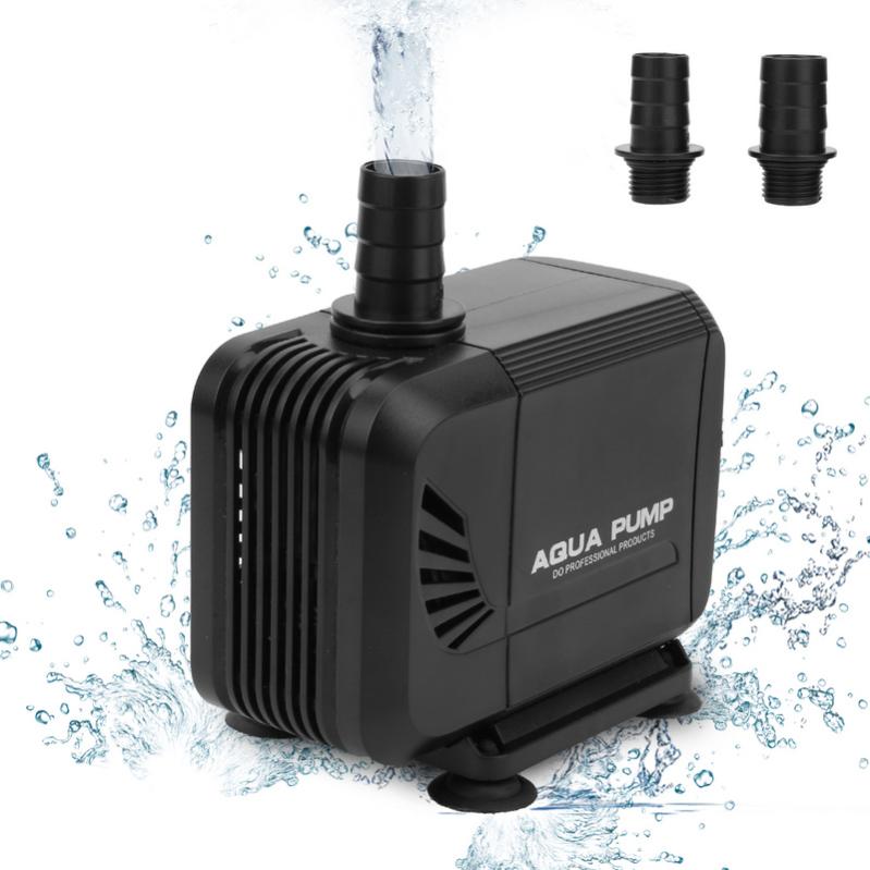 Pompe De Bassin Submersible 2000L/H 25W - Fontaine Avec LED Et 3 Buses - Silencieuse (<20dB) - Pour Étang, Aquarium