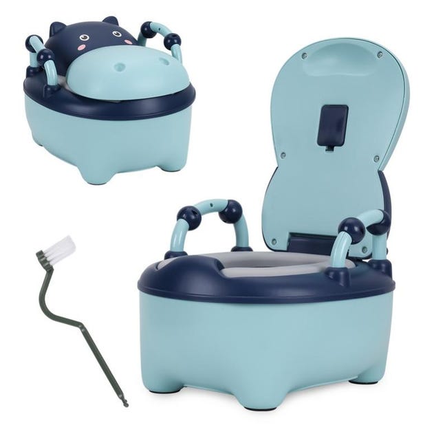 Pot D'Apprentissage Toilette Bébé Rose - Siège Stable Avec Poignées Et Coussin Doux Pour Enfants