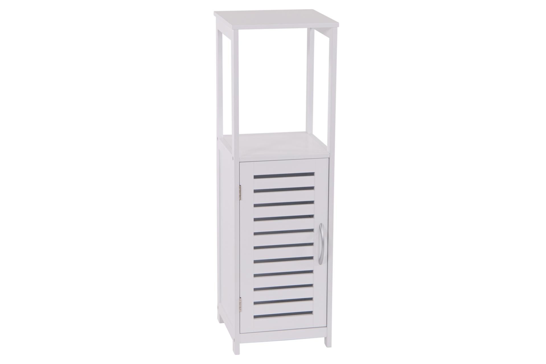 Armoire polyvalente 1 Porte 1 Etagère 30X30X96 Adelaide Blanc Leroy