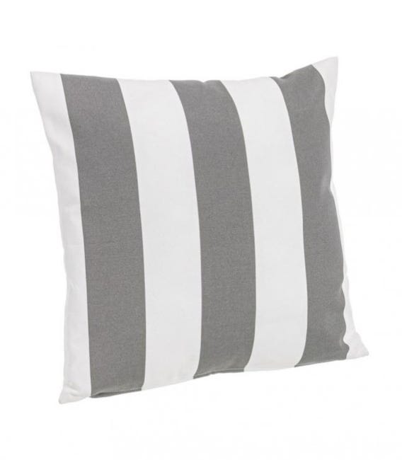 Cuscino Righe Bianco-Grigio 43X43 | Leroy Merlin Cuscino Righe Bianco-Grigio 43X43 | Leroy Merlin