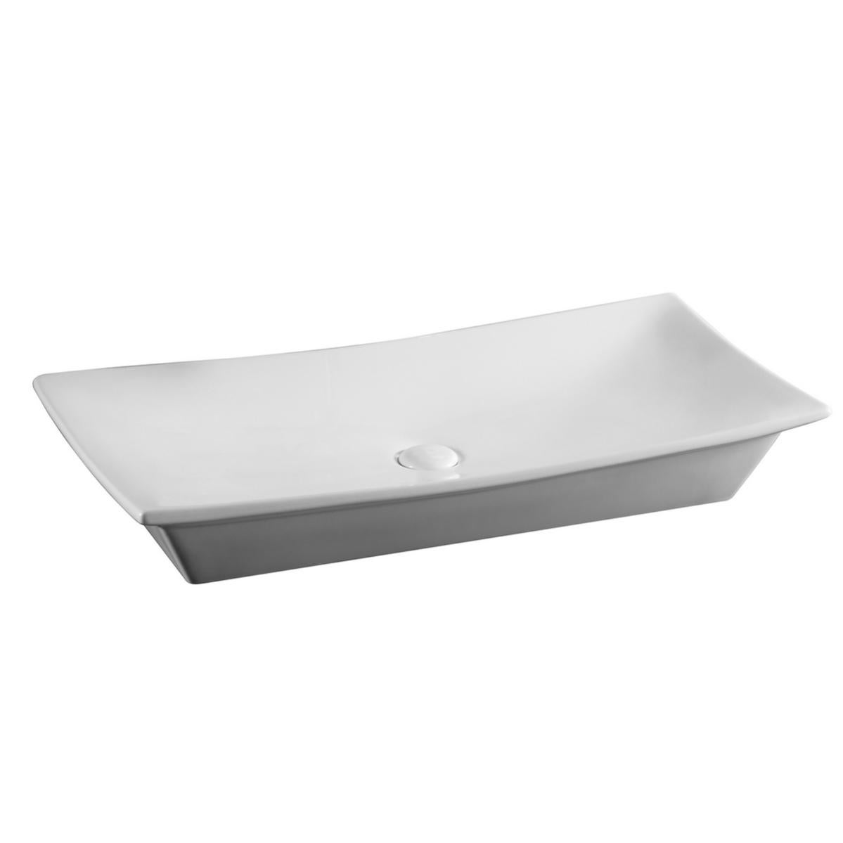 Lavabo Appoggio 120x45x20 Cm - Modello LA10 Per Bagno Moderno