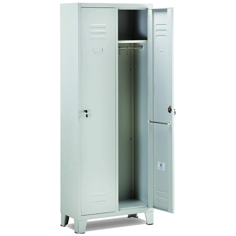 Armoire vestiaire mobile 2 places avec 2 portes Leroy Merlin