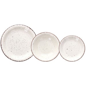 Tognana Stay, Set 6 Tazzine Caffè con Piatto, Stoneware, Beige : :  Casa e cucina