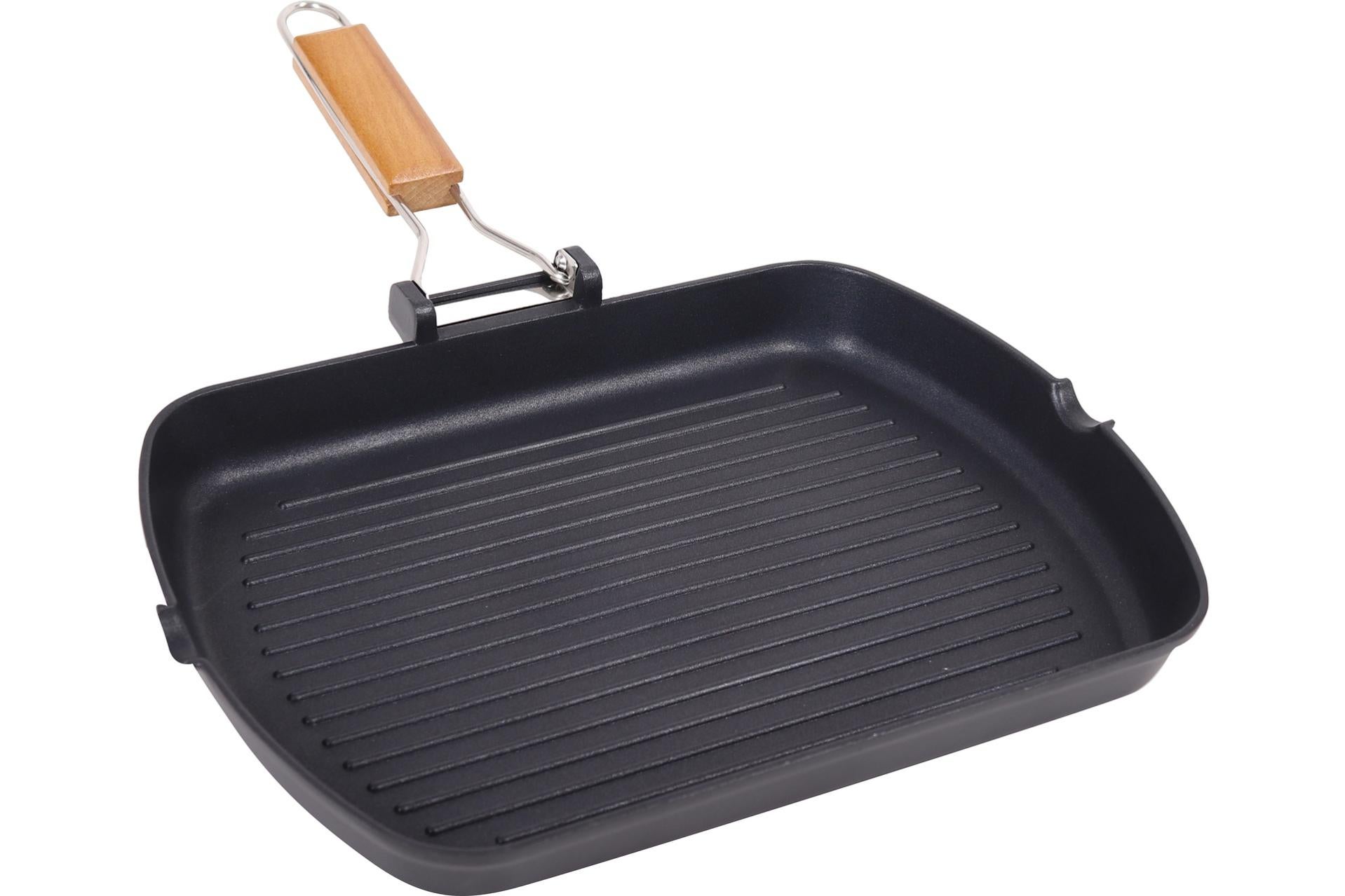 Bistecchiera Barazzoni 35x25cm - Alluminio Pressofuso, Antiaderente, Made In Italy - Foto 4