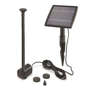 Pompe Fontaine Solaire de Bassin Batterie Led 250L KSP2- Jet d'eau