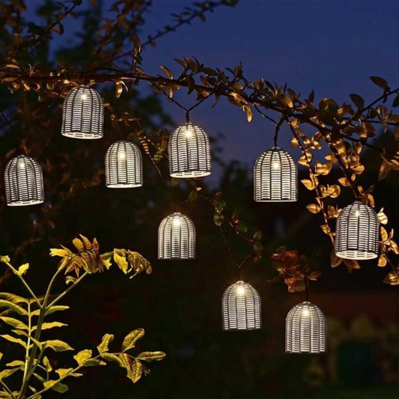 Guirlande solaire de lampions japonais - Mr.Bricolage
