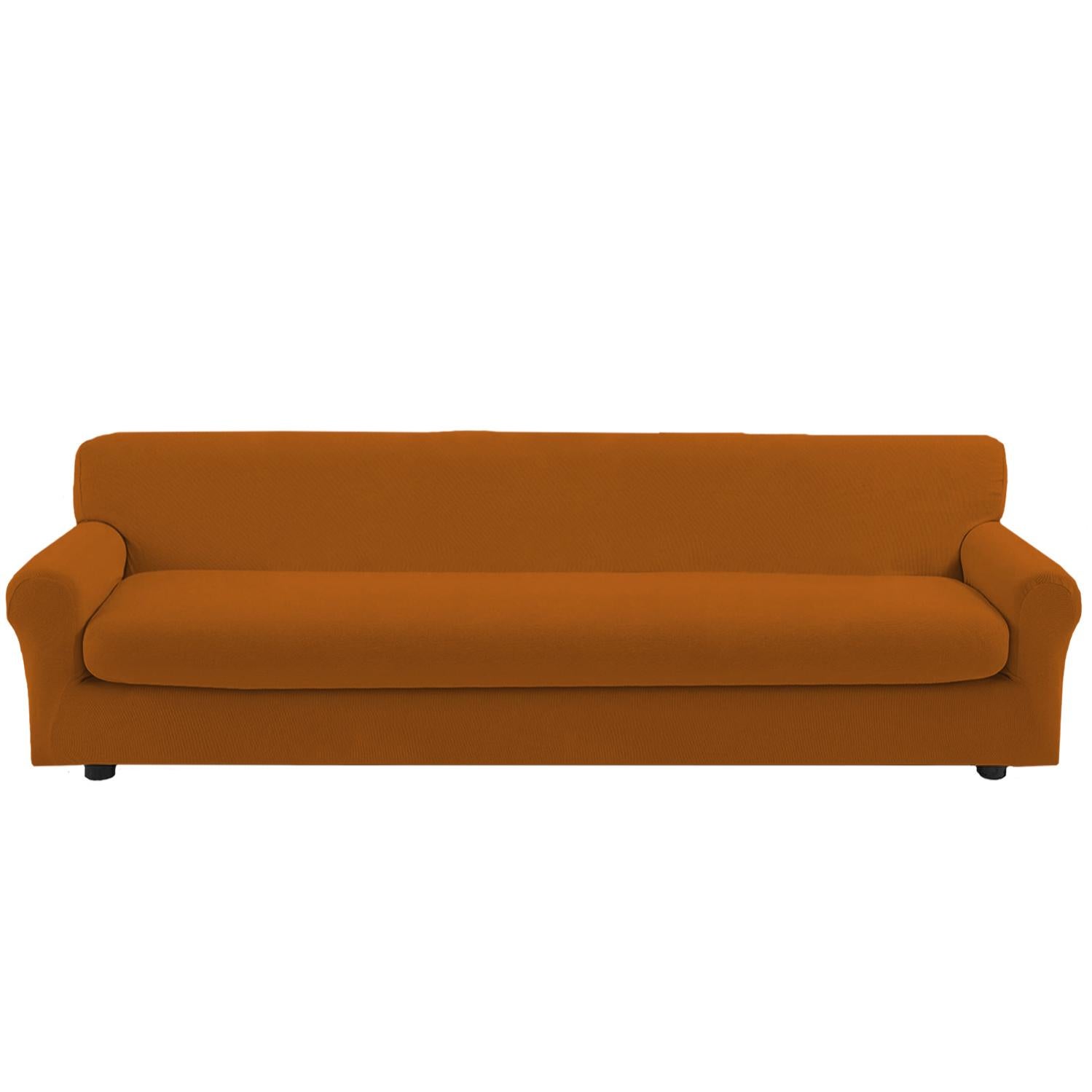 PETTI Artigiani Italiani - Copridivano 4 Posti, Copridivano Elasticizzato 4 Posti, Oro, Tessuto Jaquard, 100% Made in Italy