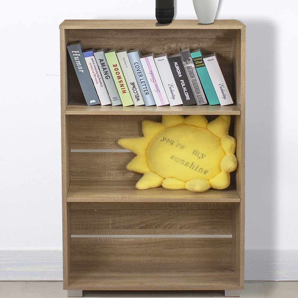 Mobile Libreria in legno multifunzione 3 ripiani – Cecaro Group