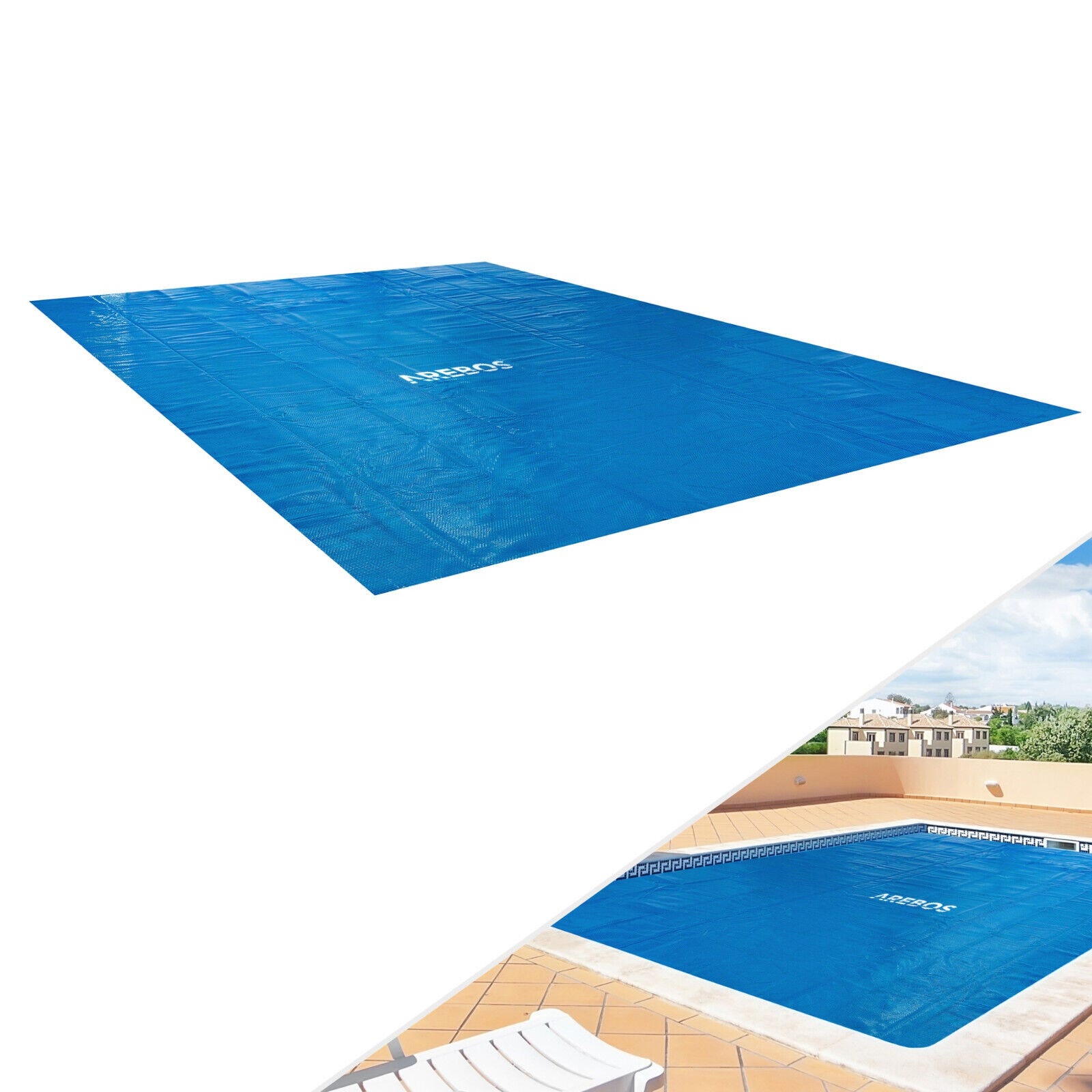 Bâche solaire Rectangulaire Couverture de protection de piscine