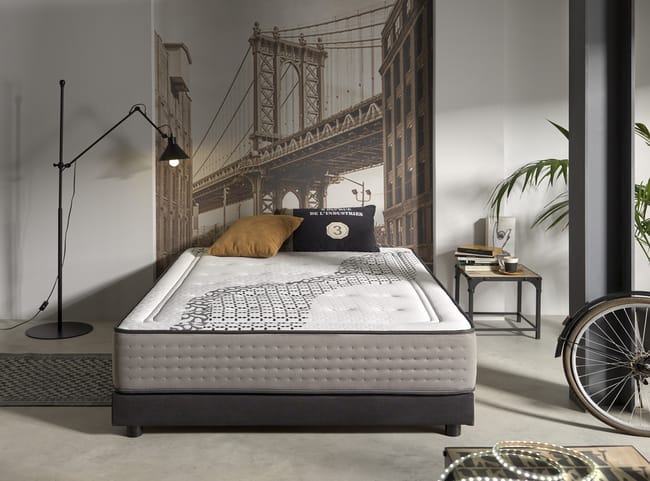 Colchon Visco Brooklyn Paradise 80X180 Altura 24Cm 2 Antiacaros Transpirable. Leroy Merlin