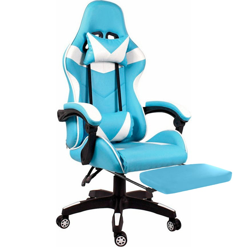 Classic sedia ufficio poltrona gaming ergonomica stile racing ecopelle