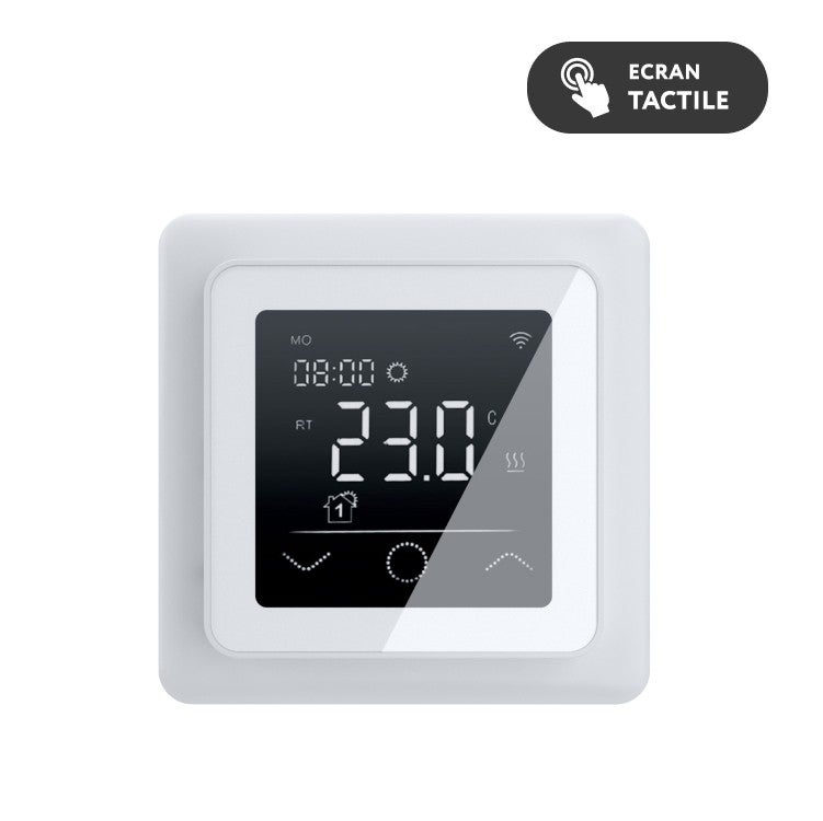 Thermostat programmable TP 750 écran tactile, Blanc