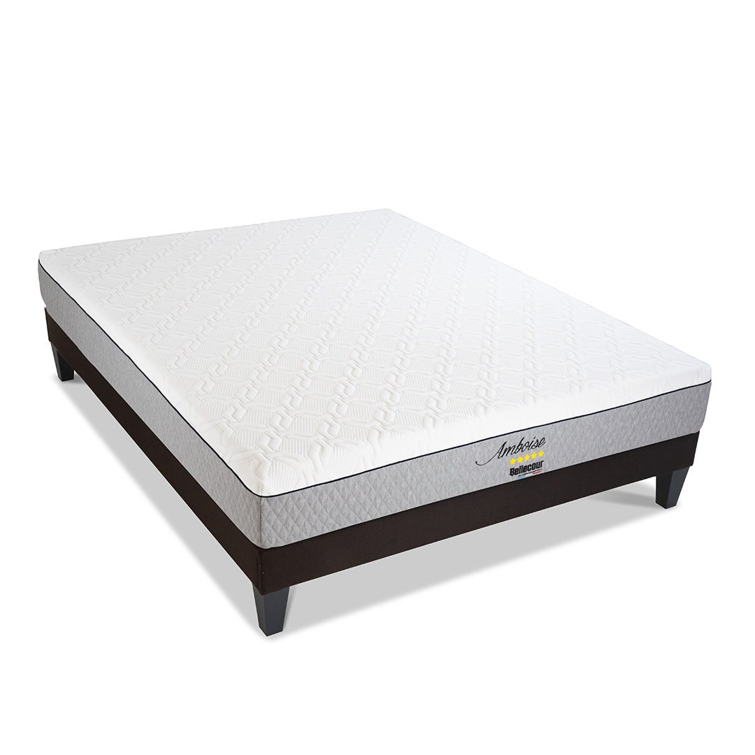 Housse de matelas ép 15 cm polyester polypropylène 140x190 cm