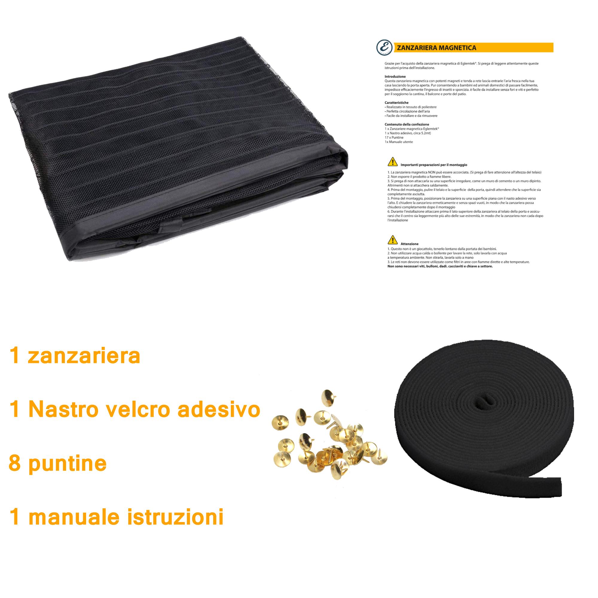 Zanzariera Magnetica 120x260cm Zanzariera Magnetica,Tenda Anti - Foto 3