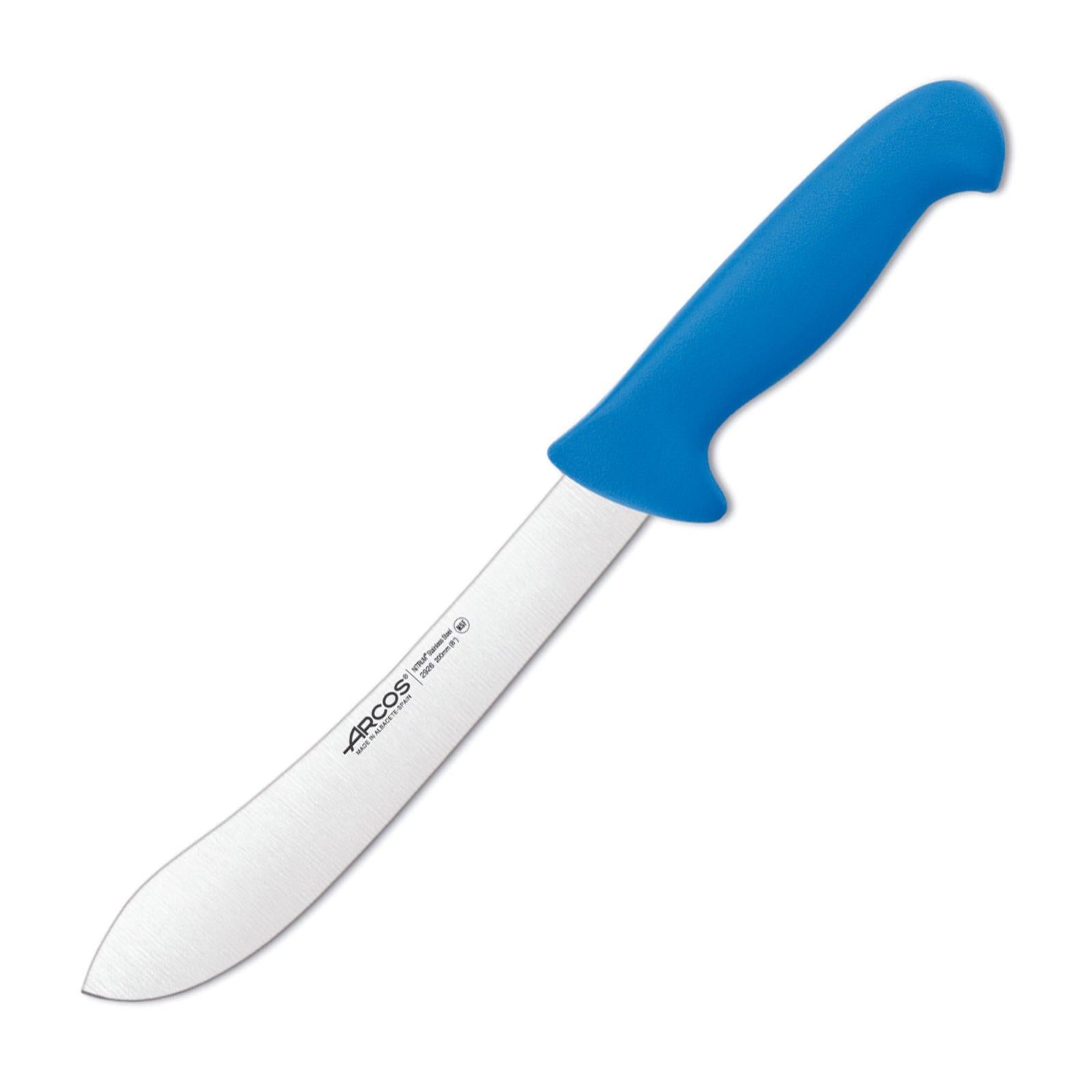Coltello Da Macellaio Arcos Colore - Prof. 292622 In Acciaio Inox Nitrum E Mango Ergonomico Rosso Polipropilene E 20 Lama Cm Coperchio Espositivo 30593445