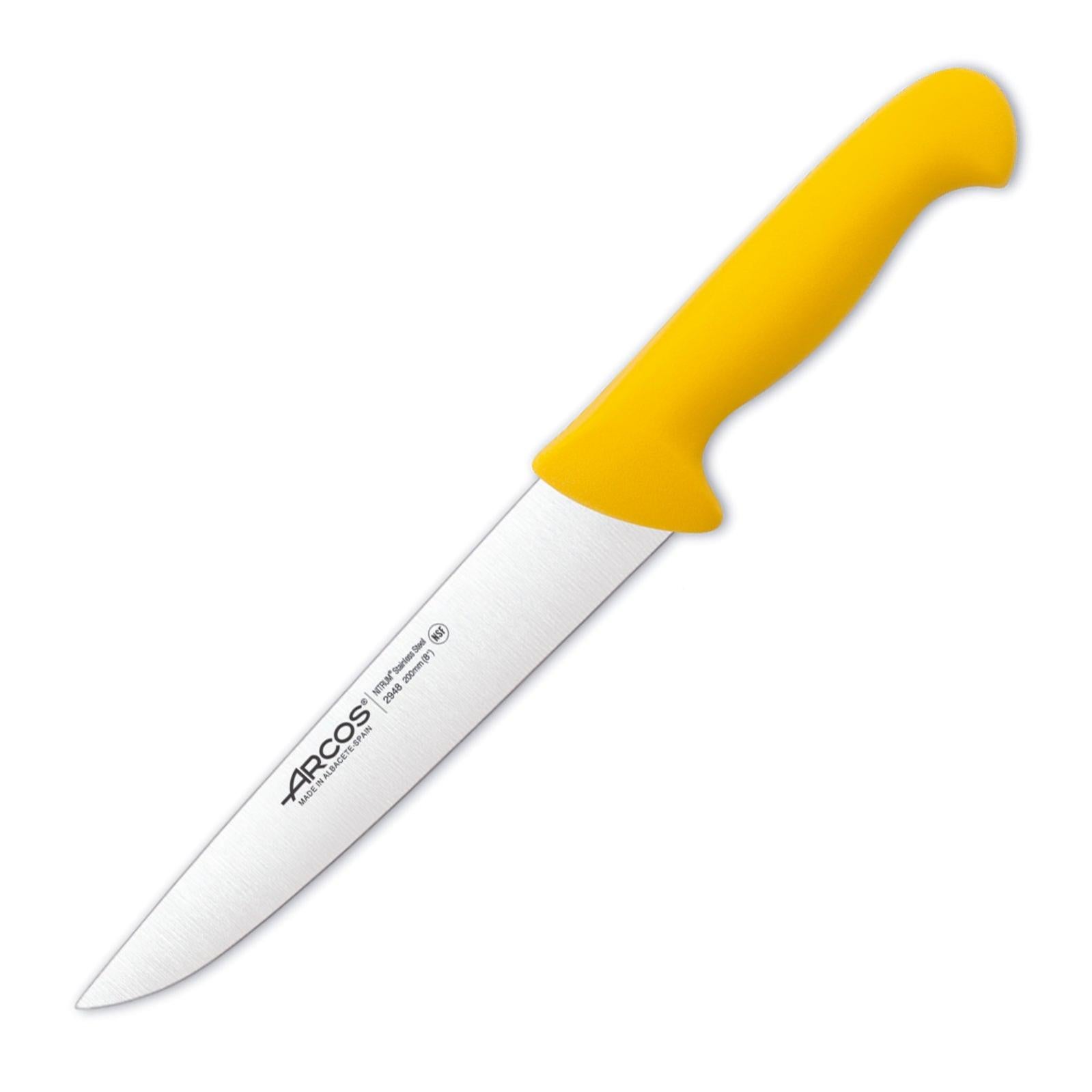 Coltello per salame Arcos Colore - Prof 295700 in acciaio inox Nitrum e