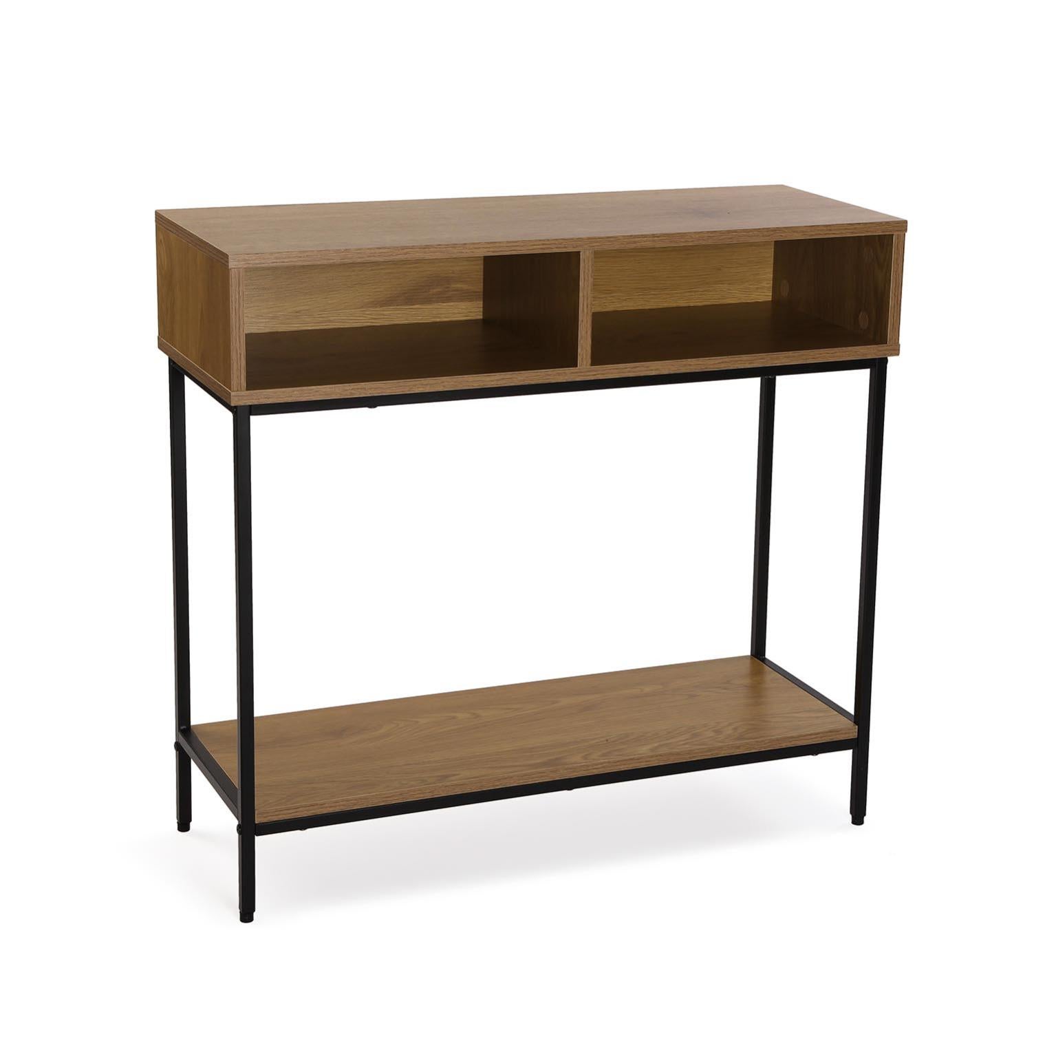 Tidyard Tavolo Consolle In Vetro E Acciaio 60/80/100/120 Cm: Design Moderno Per Ingresso