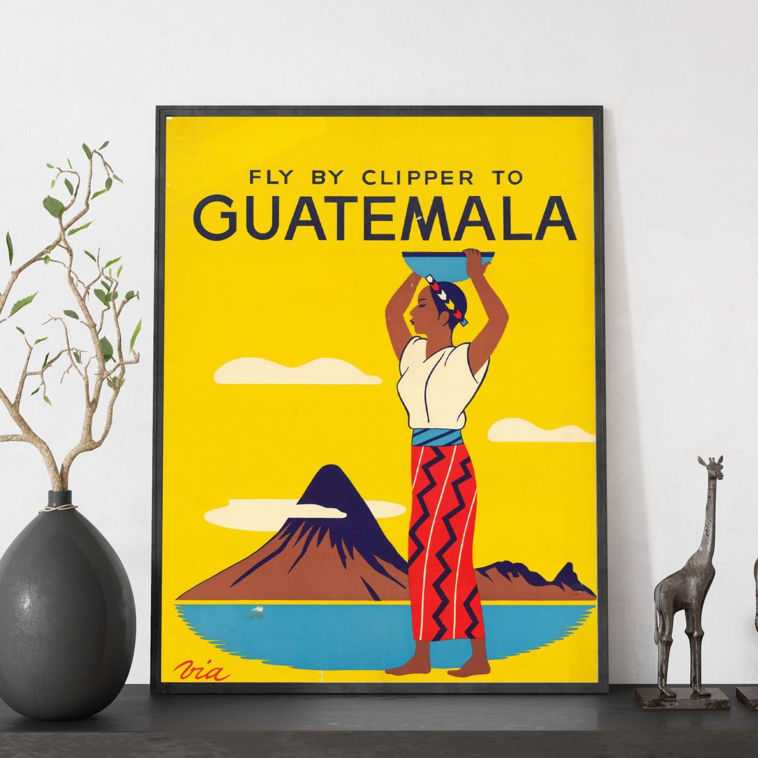 Nacnic Poster Vintage Con Cornice - Quadro A3 Con Manifesto Pubblicitario Zebre In Africa