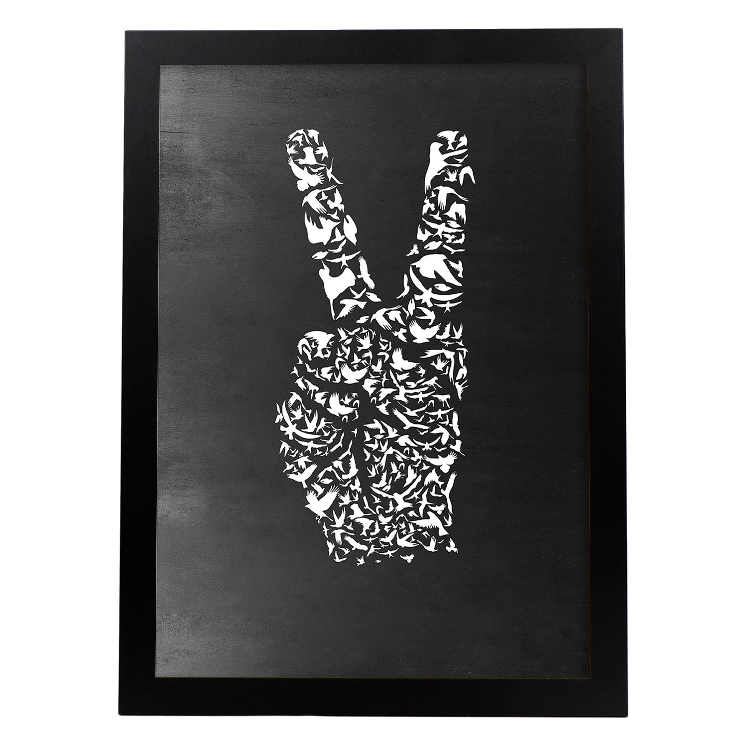 Disegno di simbolo di pace 3d