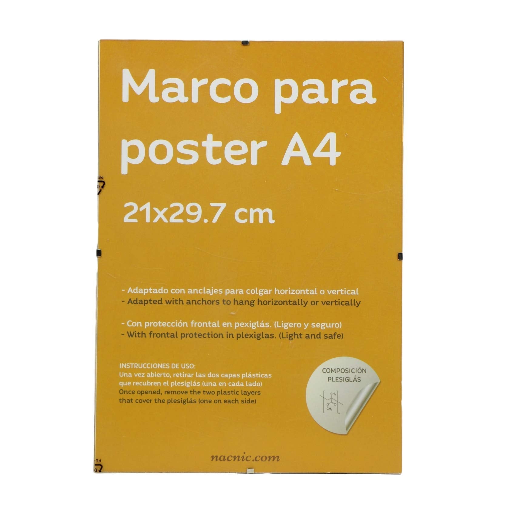 BD ART ( A3 Marco Diploma 29,7 x 42 cm Marco de Fotos con paspartu para  Fotos 21 x 30 cm A4 Negro