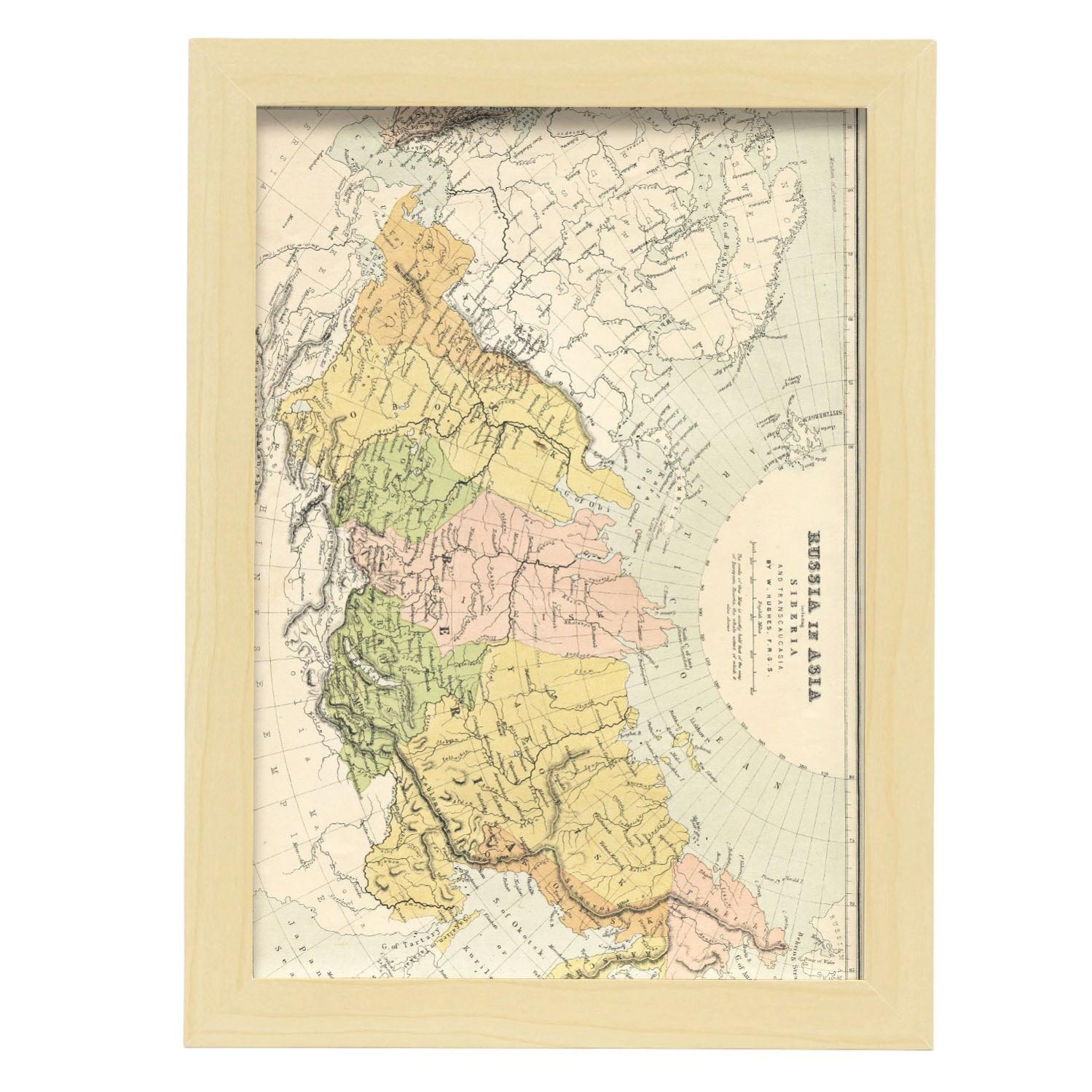 Pyramidal International - Stampa Con Cornice A3 "La Mappa Del Viaggio" Da Lo Hobbit, 30x40 Cm, Pronta Da Appendere