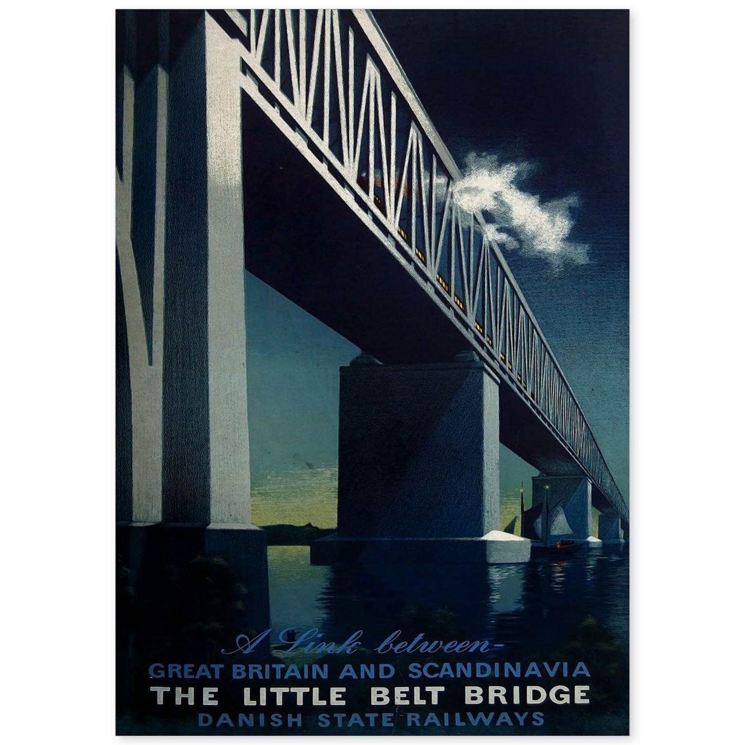 Manifesto Ferroviario Art Déco: The Comet, Viaggi In Treno Degli Anni - Foto 6