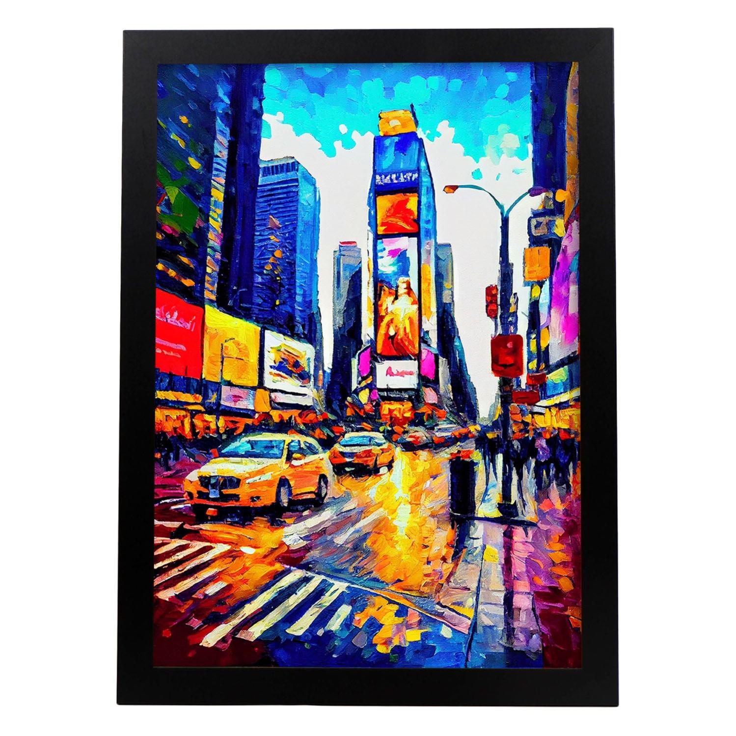Times Square Affiche De Style Peinture À L